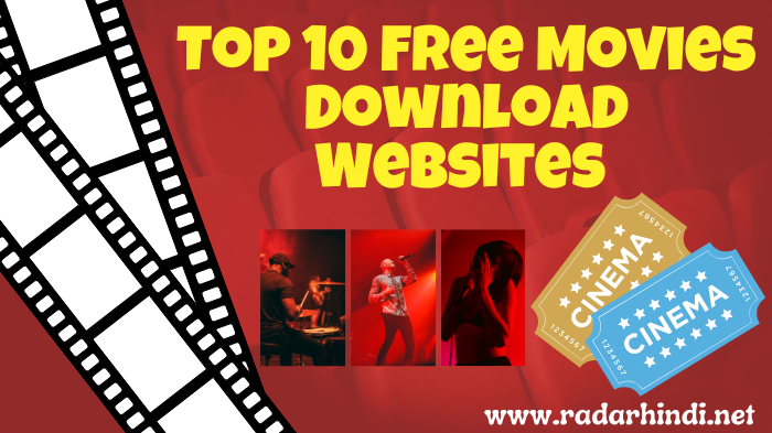 Top 10 Free Movies Download Websites Without Registration In Hindi 2023